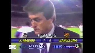 Hagi in Real Madrid vs Barcelona (1991)