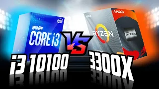 i3 10100 vs Ryzen 3300x vs Ryzen 3600