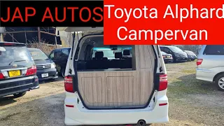 Toyota Alphard 2 Berth Campervan with Rear Conversion and Fridge