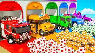 Color Balls Song! | Wheels on the Bus + Finger Family songs Nursery Rhymes | Baby & Kids Songs