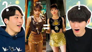 Adik Indonesia yang disembunyikan oleh BLACKPINK Lisa? | Indonesia dance tiktok reaction