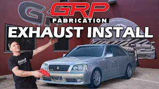 GRP Fabrication Exhaust Install on a JZS171 Toyota Crown