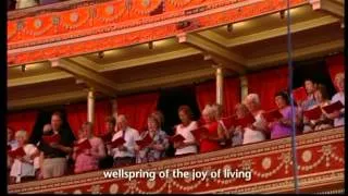 ODE TO JOY-JOYFUL, JOYFUL, WE ADORE THEE at ROYAL ALBERT HALL,LONDON