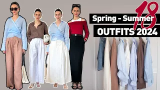 18 CASUAL SPRING - SUMMER OUTFITS 2024 for a work or every day 2024