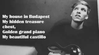 George Ezra - Budapest. Acoustic Karaoke. Guitar Cover