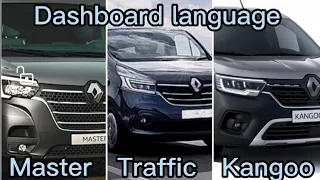 How to change dashboard language Renault Master / Traffic /  Kangoo 2020-2021