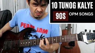10 Tunog Kalye 90s Hit OPM Songs ( Pinoy Bands ) Pareng Don sa Electric Guitar