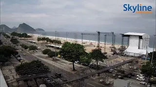 Madonna - Celebration Tour in Rio Stage build timelapse over 8 days !