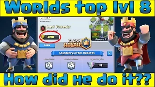 Clash Royale - Worlds highest Lvl 8 takes on Lvl 11!!!!!