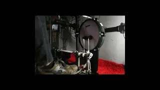 double pedal try on Sudoku Lucas 10s electronic bass drum