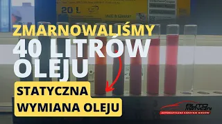 36 litrów oleju zmarnowane. Czy dynamiczna wymiana oleju ma sens?