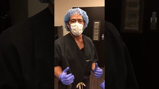 Dr. Frank Simoncini Preparing for his Latest HIFU Treatment