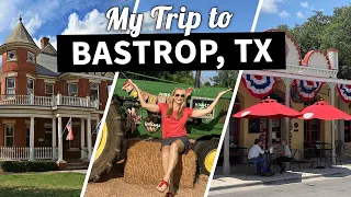 Trip to Bastrop, Texas: Lake Bastrop, Bastrop State Park, Shopping & Food Stops