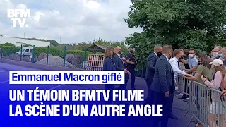 Emmanuel Macron giflé: un témoin BFMTV a filmé la scène