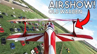 This scenery has an Airshow Addon! - Old Warden by Burning Blue Design  | Microsoft Flight Simulator