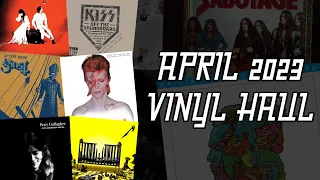 APRIL 2023 VINYL HAUL - $10 Whatnot Steals, Ghost, KISS, Bowie, Metallica, White Stripes & more!