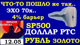 12.05.Вечерний обзор.Курс ДОЛЛАРА на сегодня.НЕФТЬ.ЗОЛОТО.VIX. SP500.Курс РУБЛЯ.Трейдинг.Инвестиции