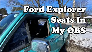 Putting Ford Explorer Seats in My OBS F-150