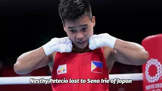 Nesthy Petecio Won Silver after Losing to Japans Sena Irie