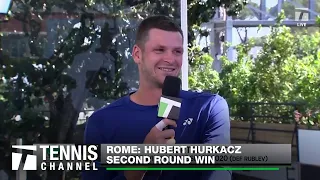 Hubert Hurkacz Defeats Rafael Nadal in Rome | 2024 Rome Second Round
