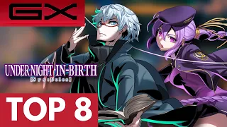 GENESIS X 2024 UNI2 TOP 8 (Eltnum Chaos Kaguya Wagner Orie Nanase Gordeau) Under Night In Birth II