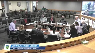 Eugene City Council Work Session: April 17, 2019