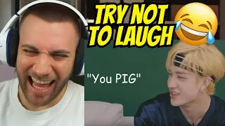 STRAY KIDS - Try Not To Laugh Challenge - REACTION ( I LOST SO HARD )