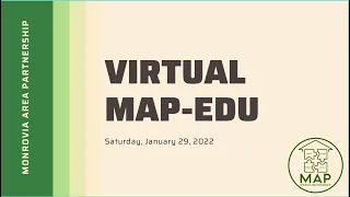 Virtual MAP-edu Community Meeting | January 29, 2022
