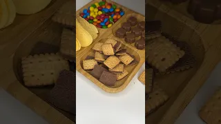 Filling platter with sweets | asmr | Relaxing sounds 😴 #shorts