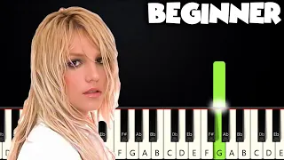 Everytime - Britney Spears | BEGINNER PIANO TUTORIAL + SHEET MUSIC by Betacustic
