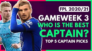 FPL GAMEWEEK 3 BEST CAPTAINS | Who should you captain in GW3? | Fantasy Premier League Tips 2020/21