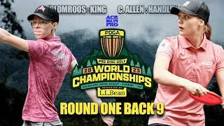 ARP | 2023 PDGA Pro Worlds | R1B9 | C. Allen : Blomroos : King : Handley | FPO Feature Card |