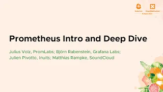 Prometheus Intro and Deep Dive - Julius Volz, Björn Rabenstein, Matthias Rampke