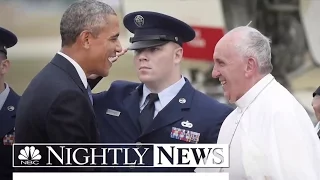 Francis Frenzy: Pope Greeted By Obama During First U.S. Visit | NBC Nightly News