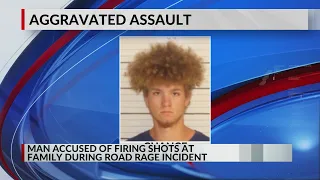 Suspect accused of shooting at family during road rage incident