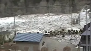 2011 Japan Tsunami - Akka River, Noda. (Redacted)