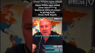 Dana White Reply on giving Nelk Boys $250K #danawhite #nelk #nelkboys #mma #ufc #shorts