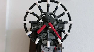 LEGO Pendulum clock: can a LEGO clock run for a whole year?