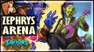 I MADE A ZEPHRYS DECK IN ARENA! - Saviors of Uldum Hearthstone