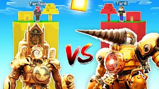 TITAN CLOCK MAN KULE VS TITAN DRILL MAN KULE - Minecraft