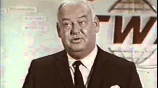 John Banner (Sgt. Schultz, Hogan's Heroes) pitching for TWA Airlines