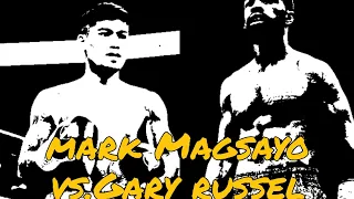 Mark Magsayo vs. Gary Russel Jr. fight comparison   #magsayo #russell