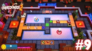 Overcooked 2 Gameplay (PS4 Pro) Part 9 - Clean The Damn Plates!