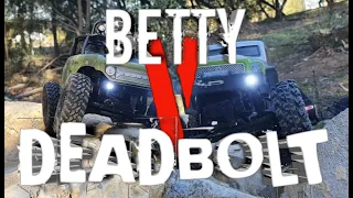 Axial Scx24's Betty Vs Deadbolt Challenge Time New Course