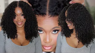 The Easiest Wig for Girls Who Hate Them: No Plucking, No Glue Required! Easy Wig ft Curlyme Hair