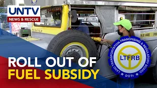 Distribution of fuel subsidy to begin once DBM sends budget to LTFRB
