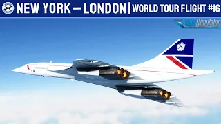 9k Special! | Flying the Concorde Across the Pond! | VATSIM LIVE | KJFK-EGLL | World Tour MSFS