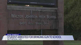 Student arrested for bringing gun to school in Bethesda