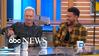 Sting and Shaggy perfectly impersonate each other