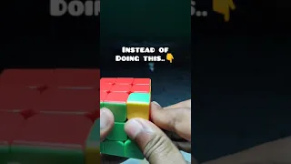 Twisting One Corner of Rubik's cube with Algorithm (NOT FAKE)..#shorts